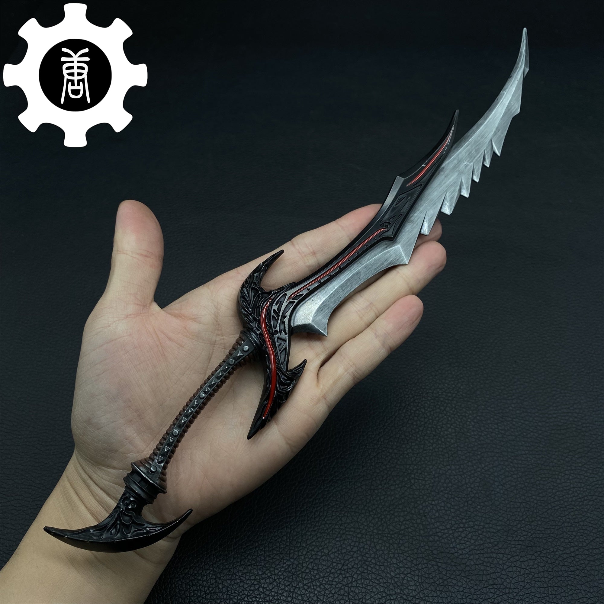 Skyrim Game Weapon New Daedric Sword Blunt Metal Replica - Tophatter Daily Deals