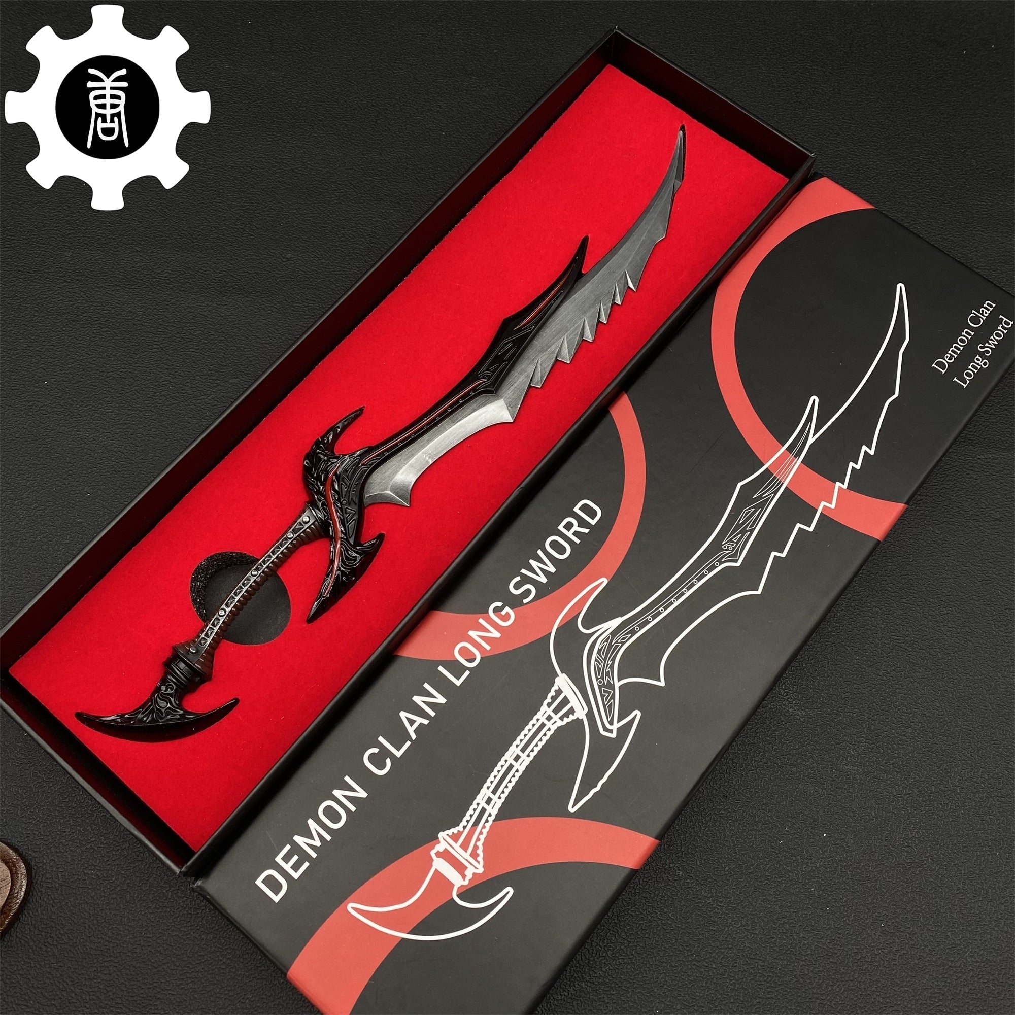 Skyrim Daedric Sword Metal Replica New Version - Tophatter Daily Deals