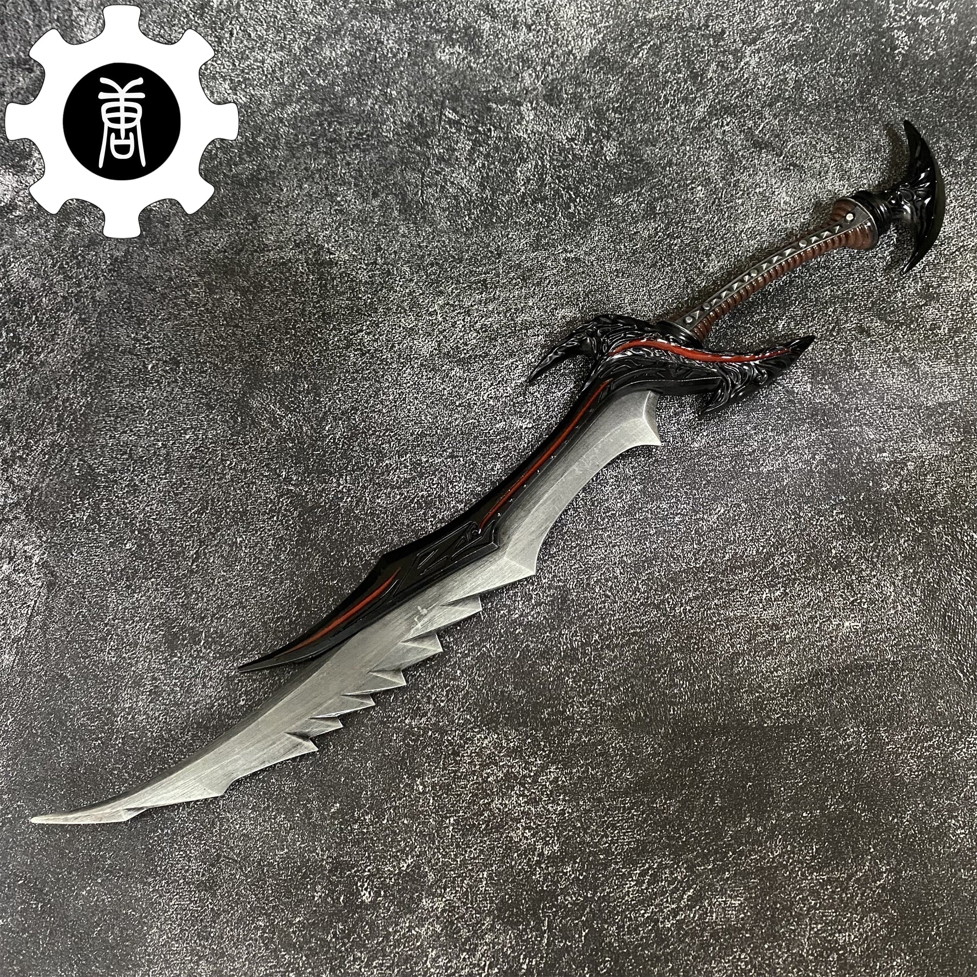 Skyrim Game Weapon New Daedric Sword Blunt Metal Replica - Tophatter Daily Deals