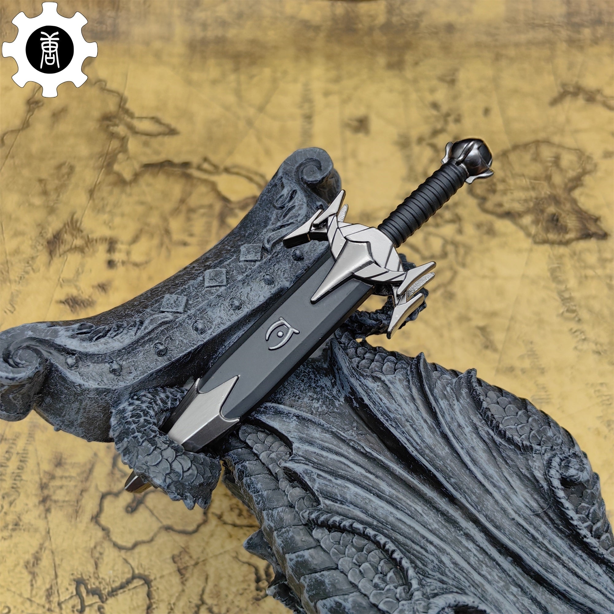 Dagon Razor Sword Mini Metal Replica EDC Knife - Tophatter Daily Deals