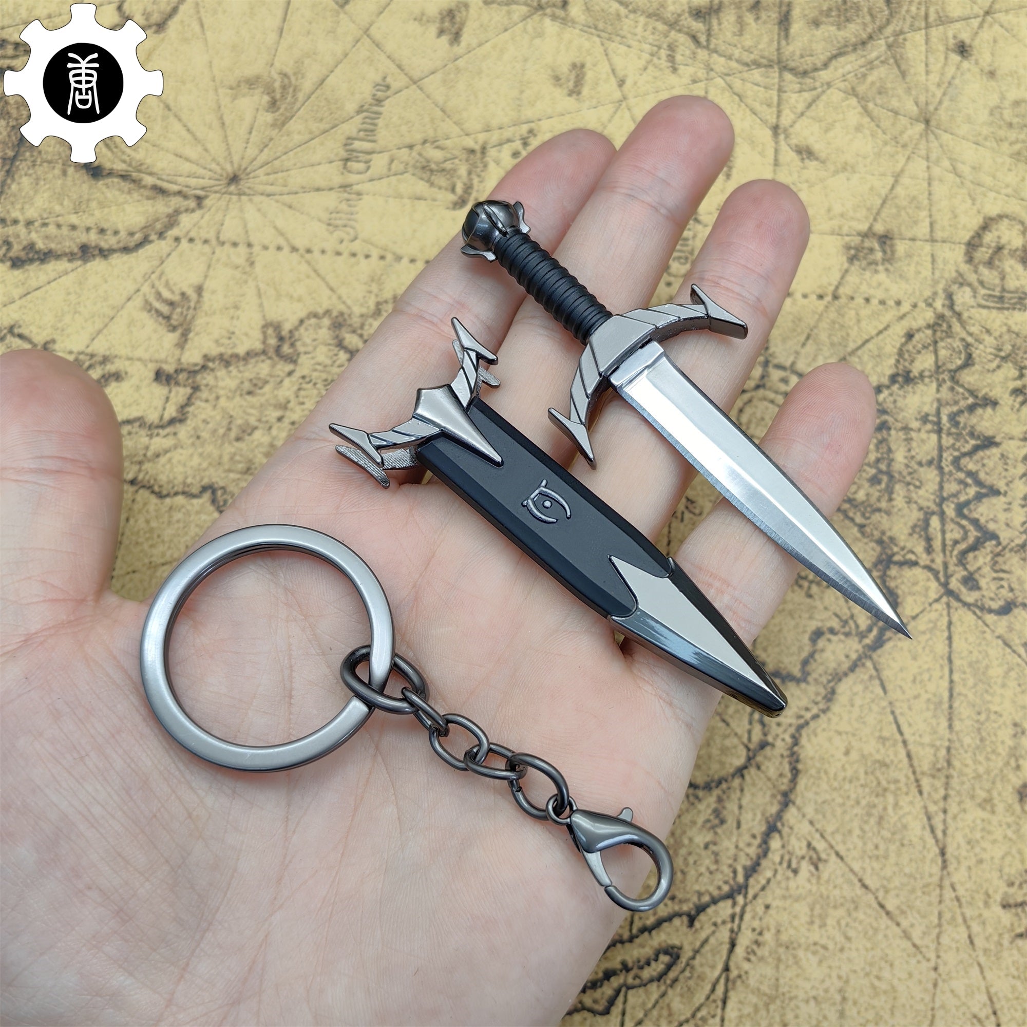 Dagon Razor Sword Mini Metal Replica EDC Knife - Tophatter Daily Deals