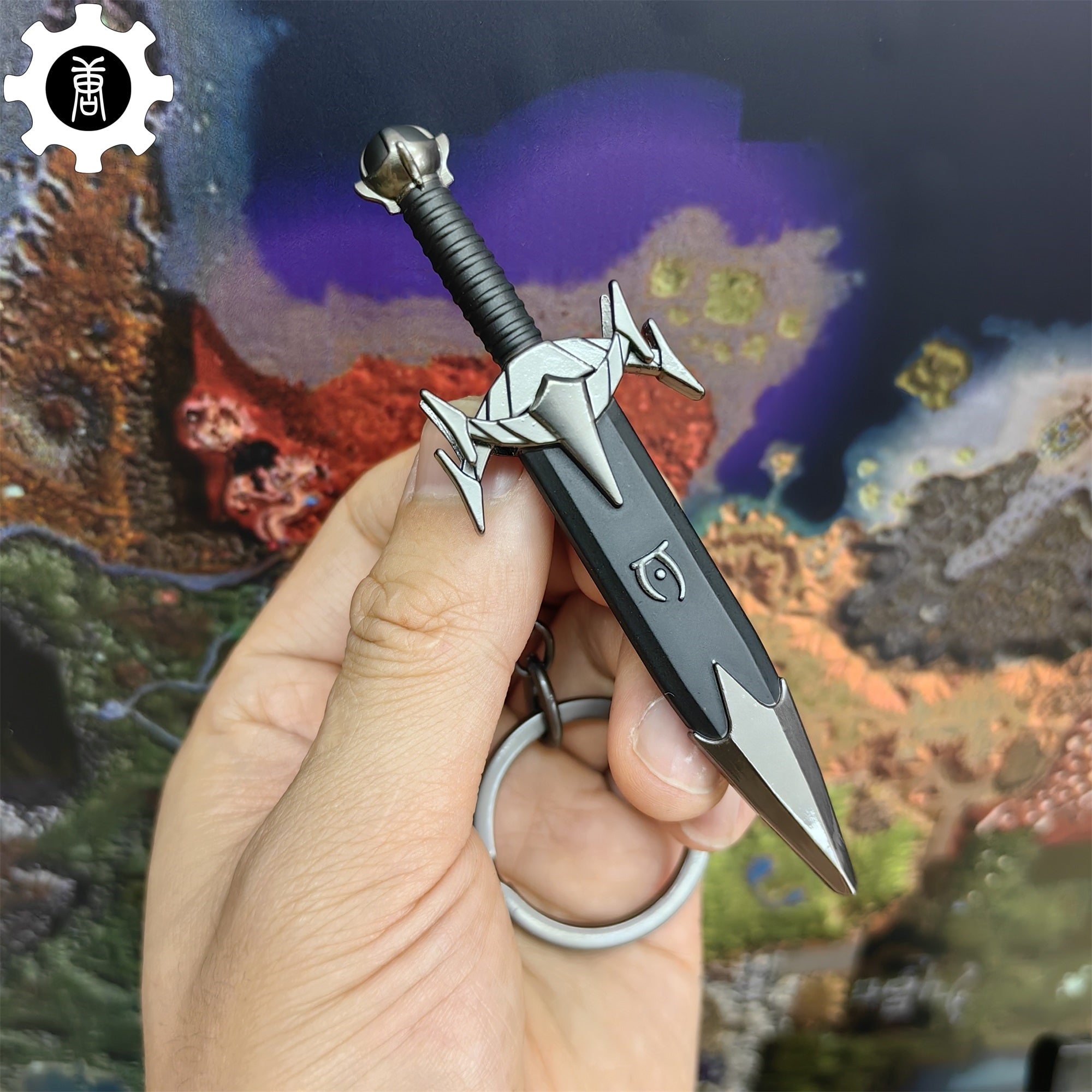 Dagon Razor Sword Mini Metal Replica EDC Knife - Tophatter Daily Deals