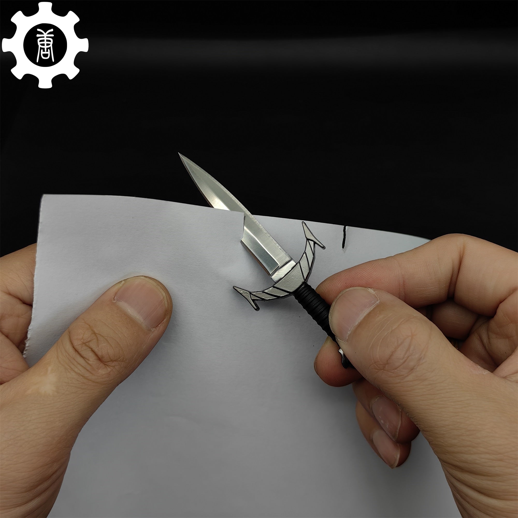 Dagon Razor Sword Mini Metal Replica EDC Knife - Tophatter Daily Deals