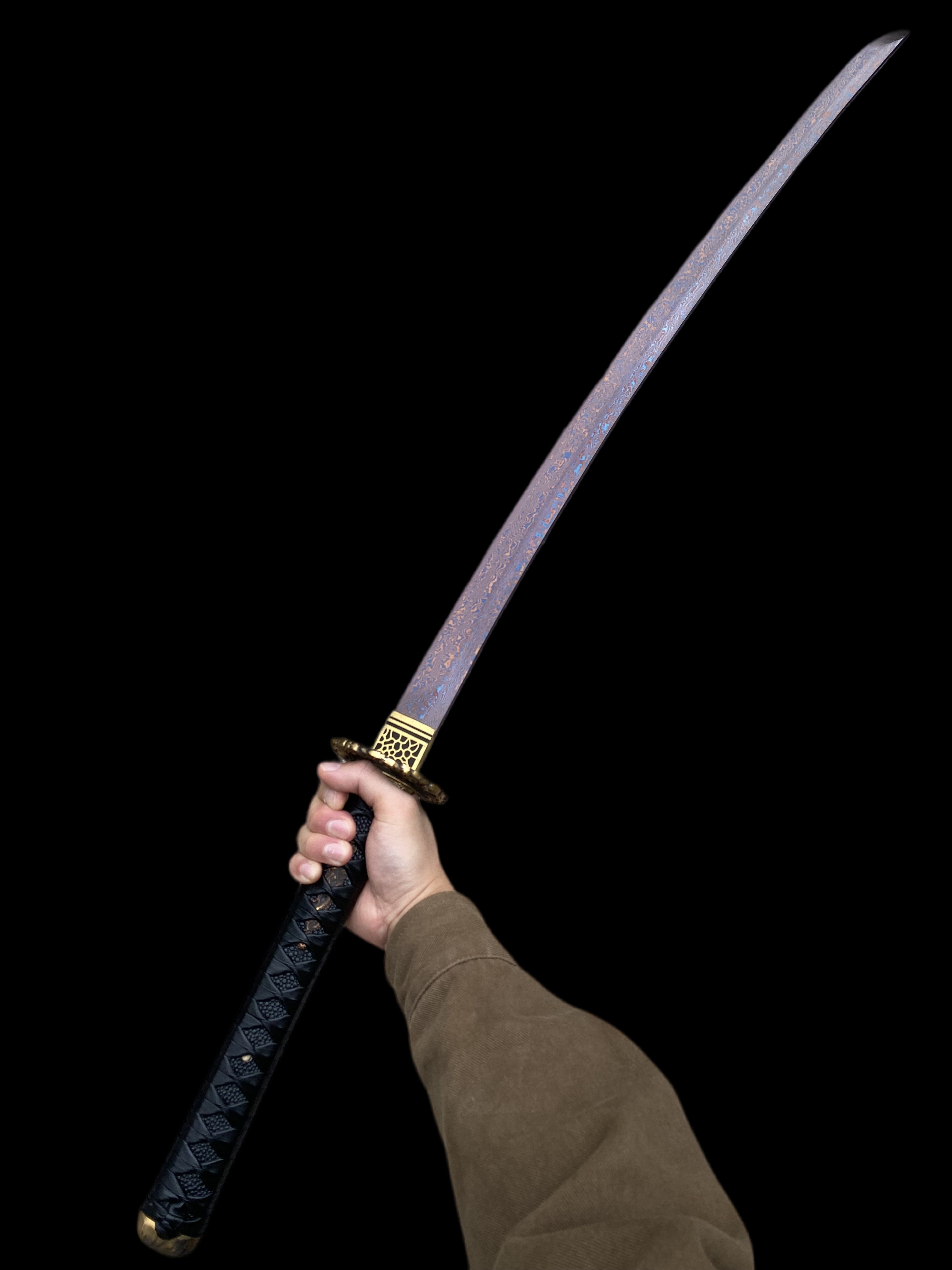 Red Dragon Blade Damascus Steel Katana - Tophatter Daily Deals
