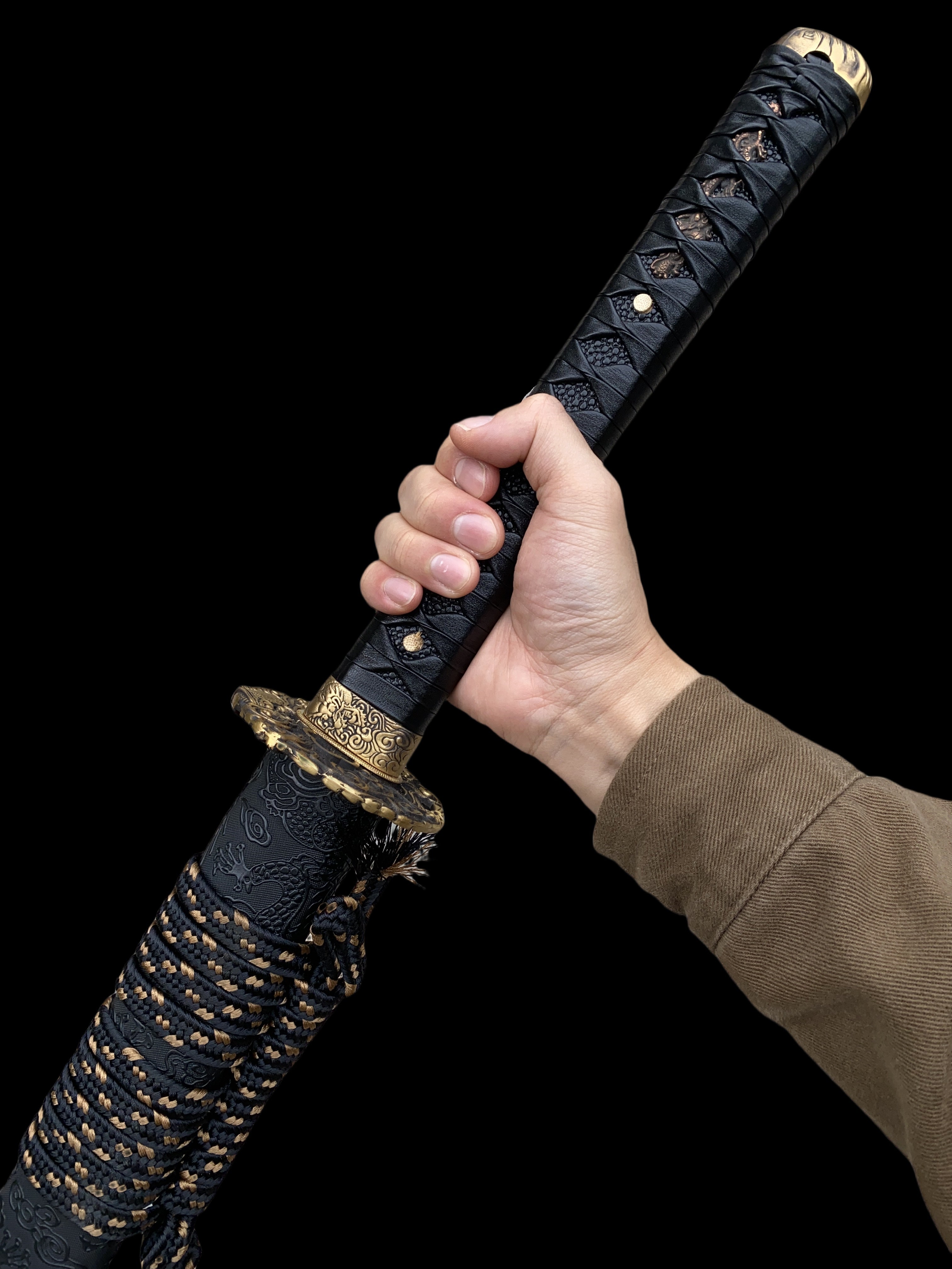 Red Dragon Blade Damascus Steel Katana - Tophatter Daily Deals