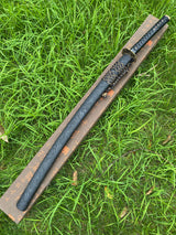 Red Dragon Blade Damascus Steel Katana - Tophatter Daily Deals