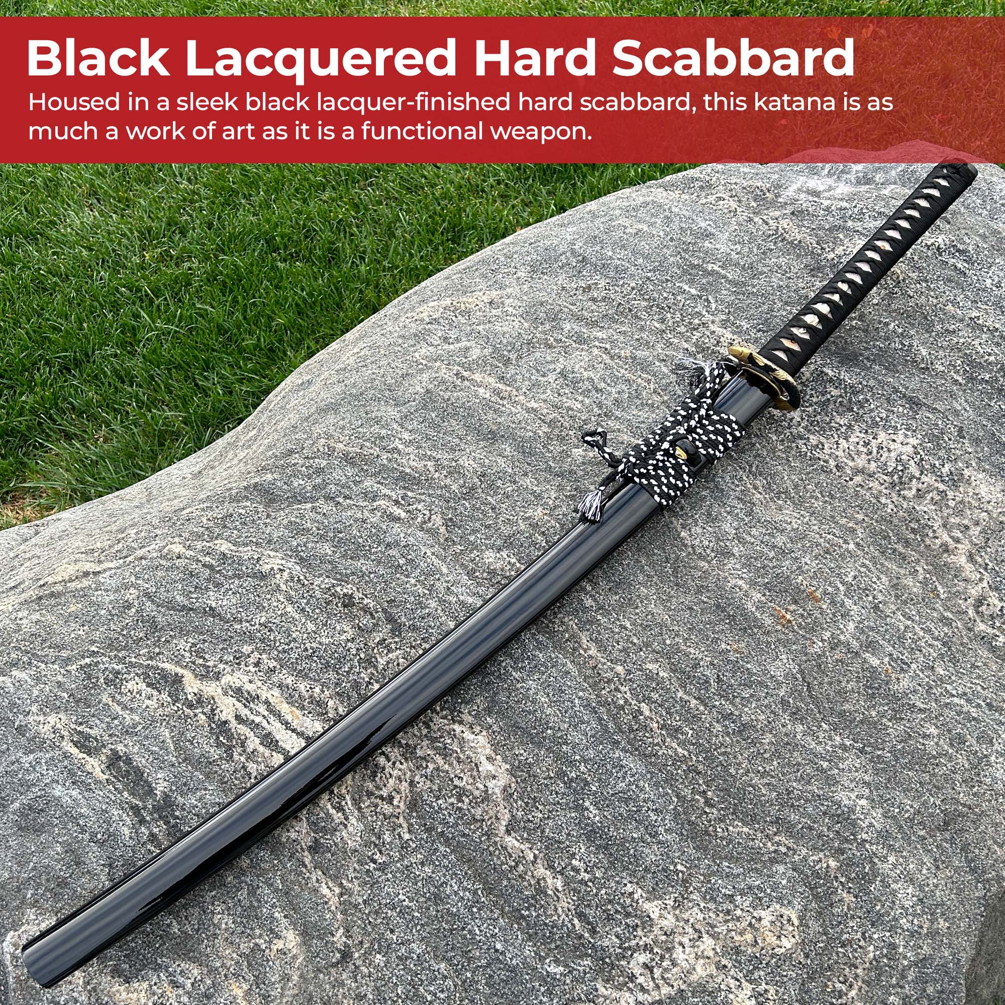 Dance of the Koi 1060 Damascus Steel Handmade Katana Swords - Tophatter Daily Deals