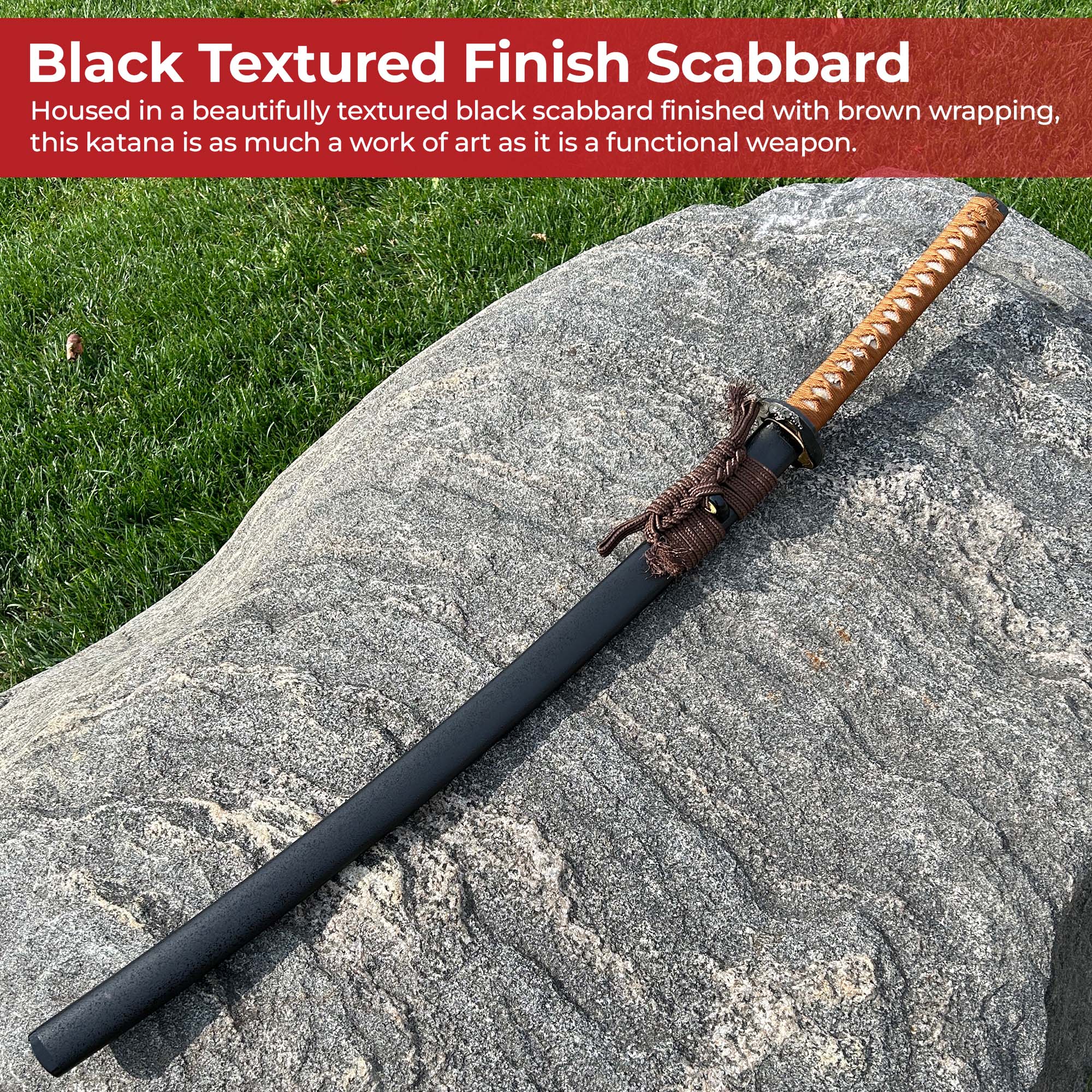 Dance of the Water Dragon 1060 Handmade Katana Swords - Tophatter Daily Deals