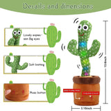 Dancing Cactus Mimicking Toy, USB-C Rechargeable Toys & Games - Tophatter Daily Deals