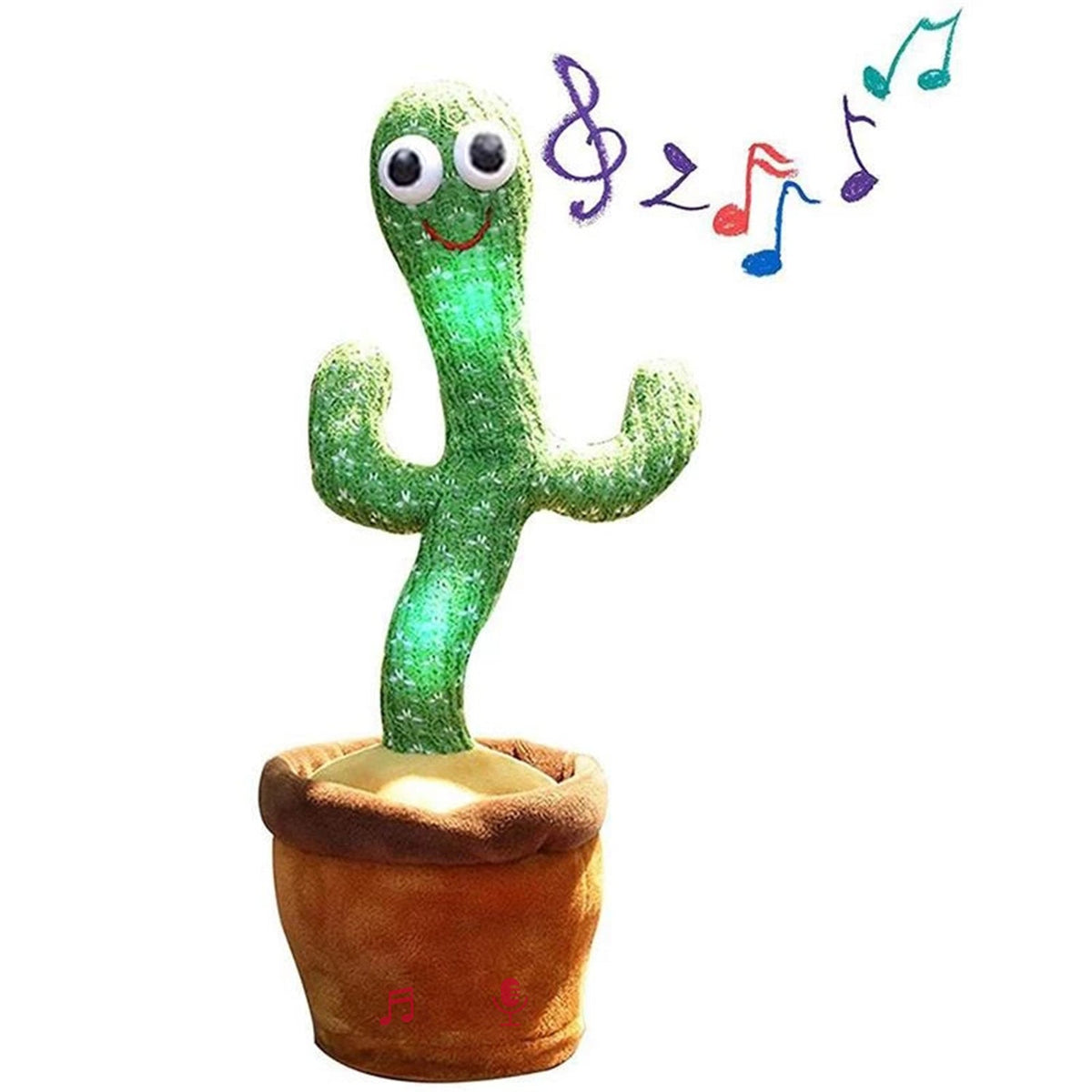 Dancing Cactus Mimicking Toy, USB-C Rechargeable Toys & Games - Tophatter Daily Deals