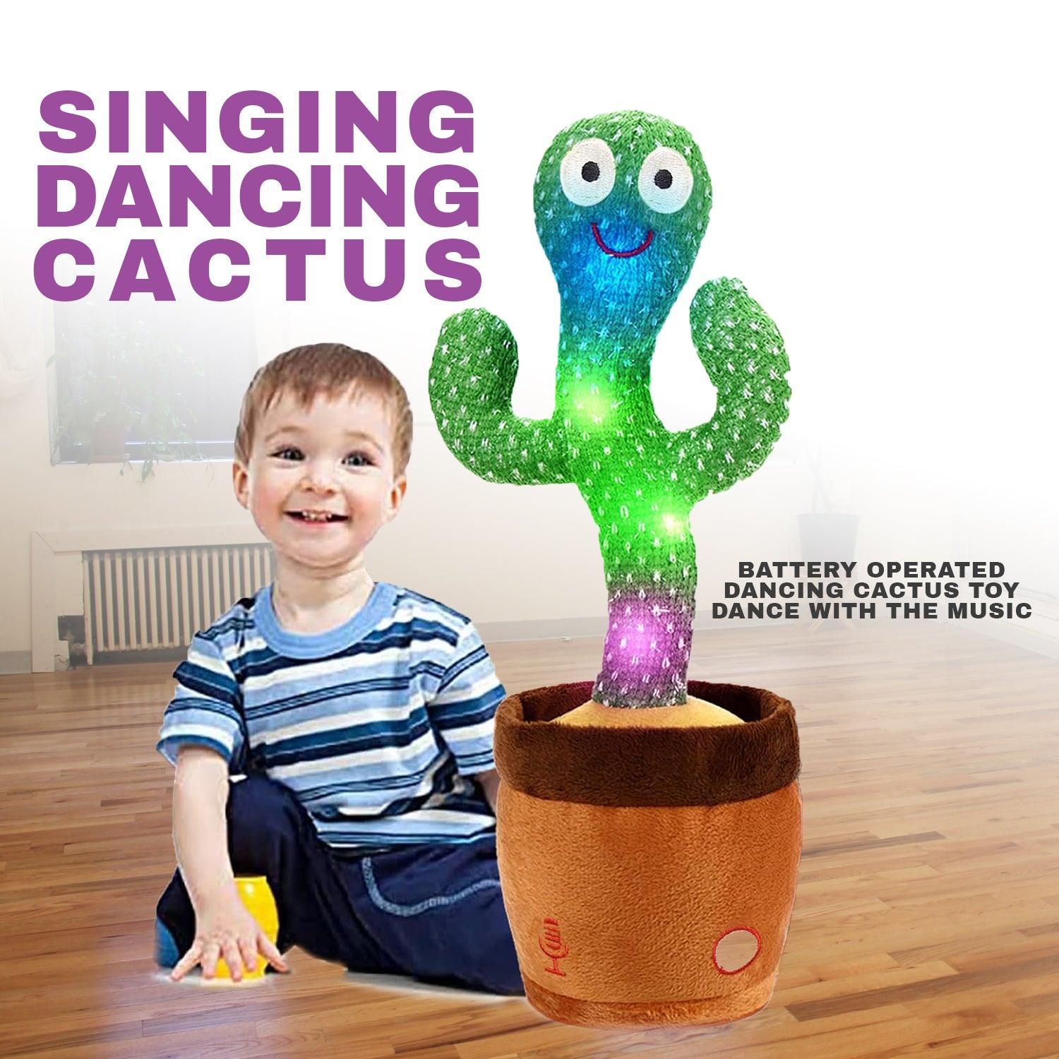 Dancing Cactus Toy - Singing Cactus Repeat What You Say Talking Cactus Toy for Children Style 1 Baby & Toddler - Tophatter Daily Deals