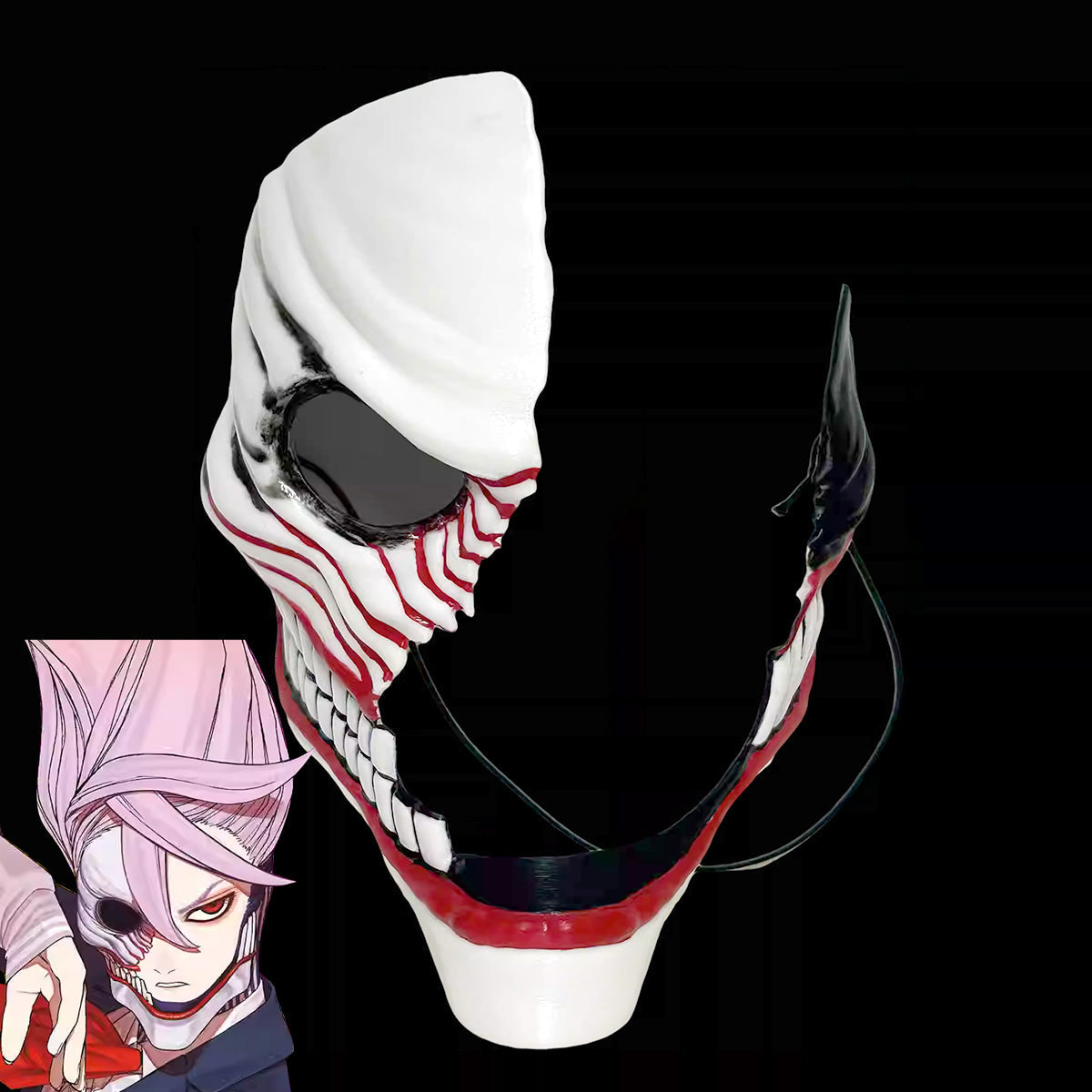 Dandadan Aira Shiratori Mask Cosplay Accessory Prop Prop - Tophatter Daily Deals