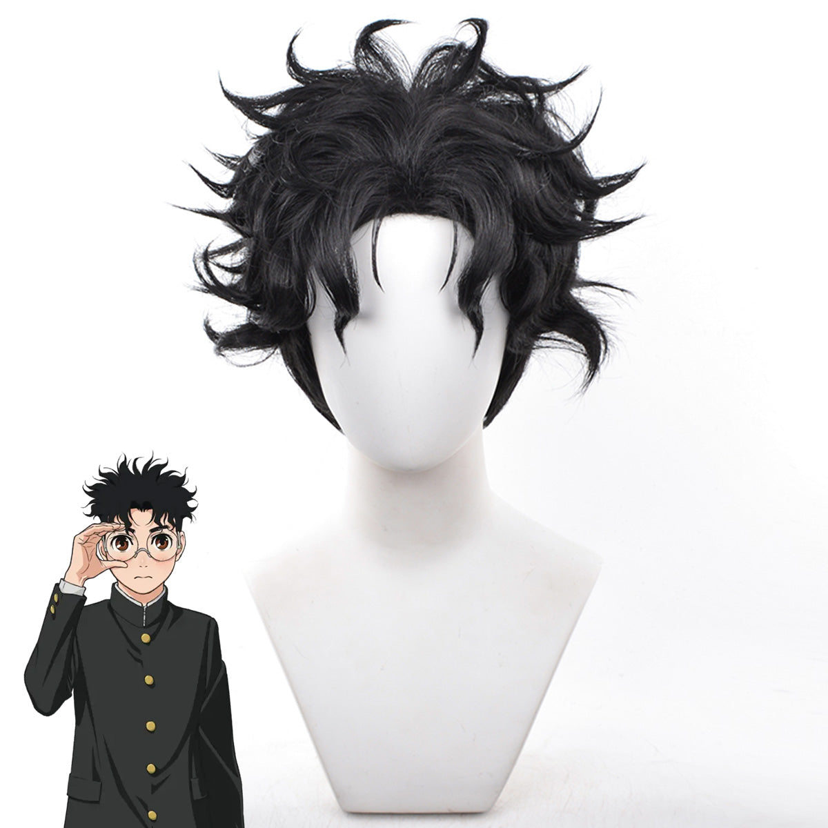 Dandadan Ken Takakura Black Cosplay Wig Wig - Tophatter Daily Deals