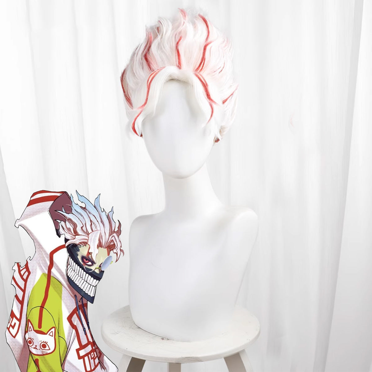 Dandadan Ken Takakura Okarun Unstyled Silver Cosplay Wig Wig - Tophatter Daily Deals