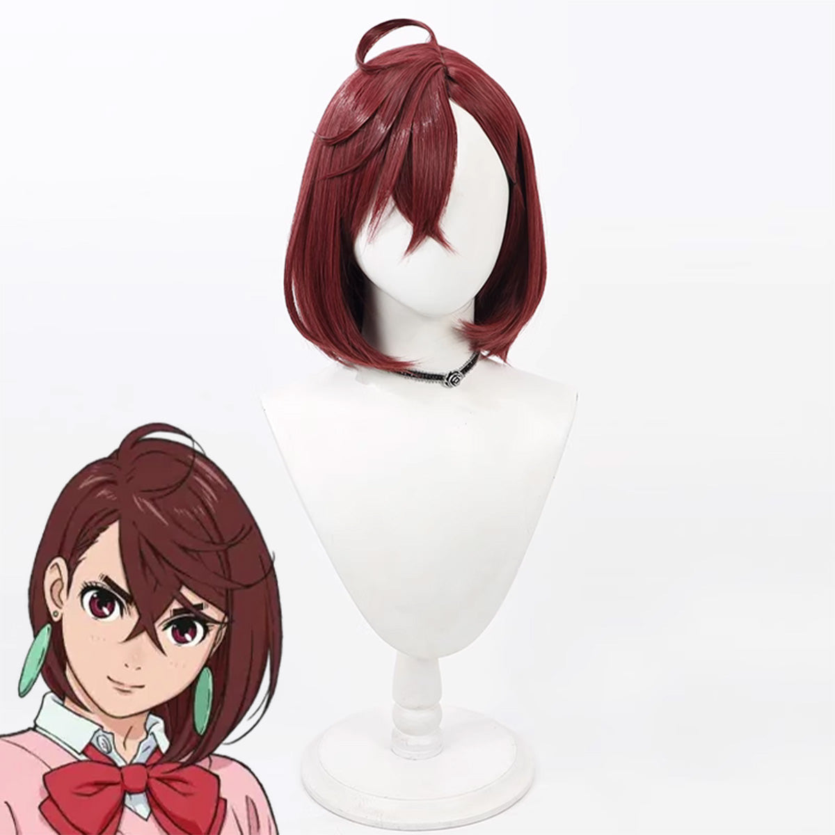 Dandadan Momo Ayase Brown Cosplay Wig Wig - Tophatter Daily Deals