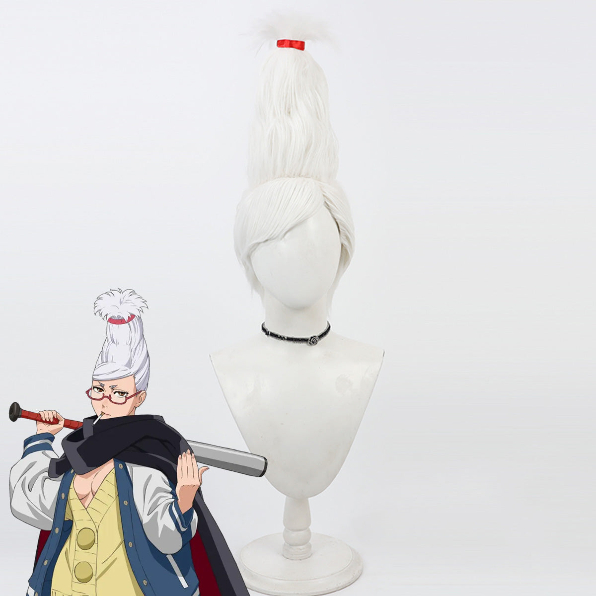 Dandadan Seiko Ayase White Cosplay Wig Wig - Tophatter Daily Deals