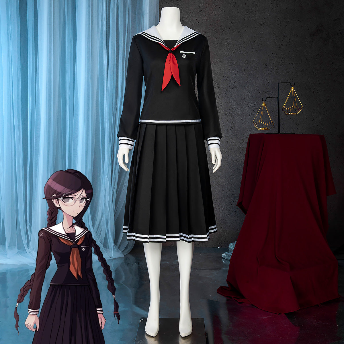DanganRonpa Dangan Ronpa Touko Fukawa Cosplay Costume Costume - Tophatter Daily Deals