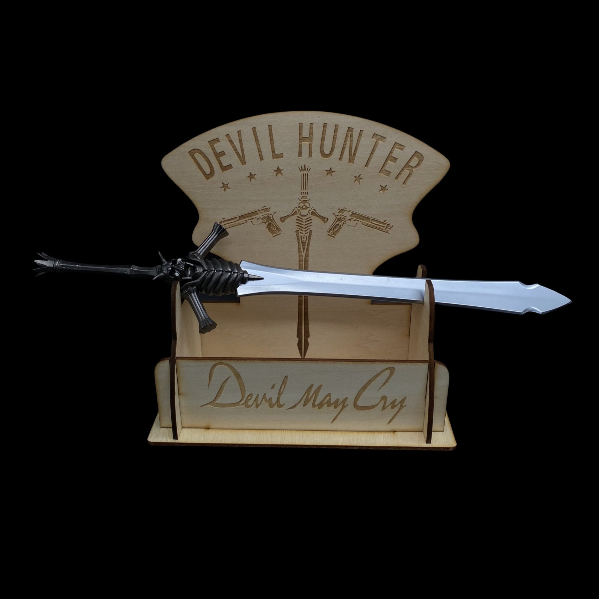 Metal Dante Rebellion Game Sword Blunt Metal Replica With Stand - Tophatter Daily Deals