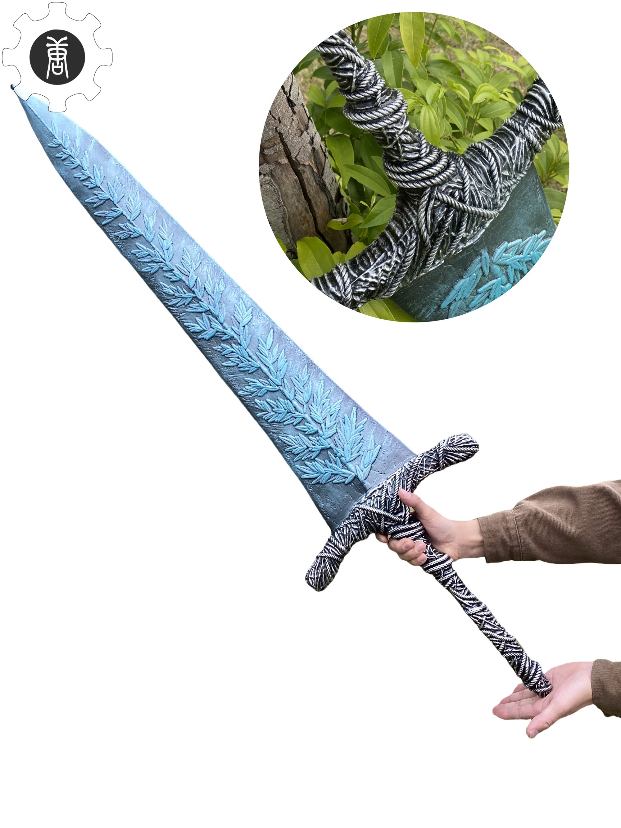 Dark Moonlight Greatsword Life-Size Resin Replica - Tophatter Daily Deals