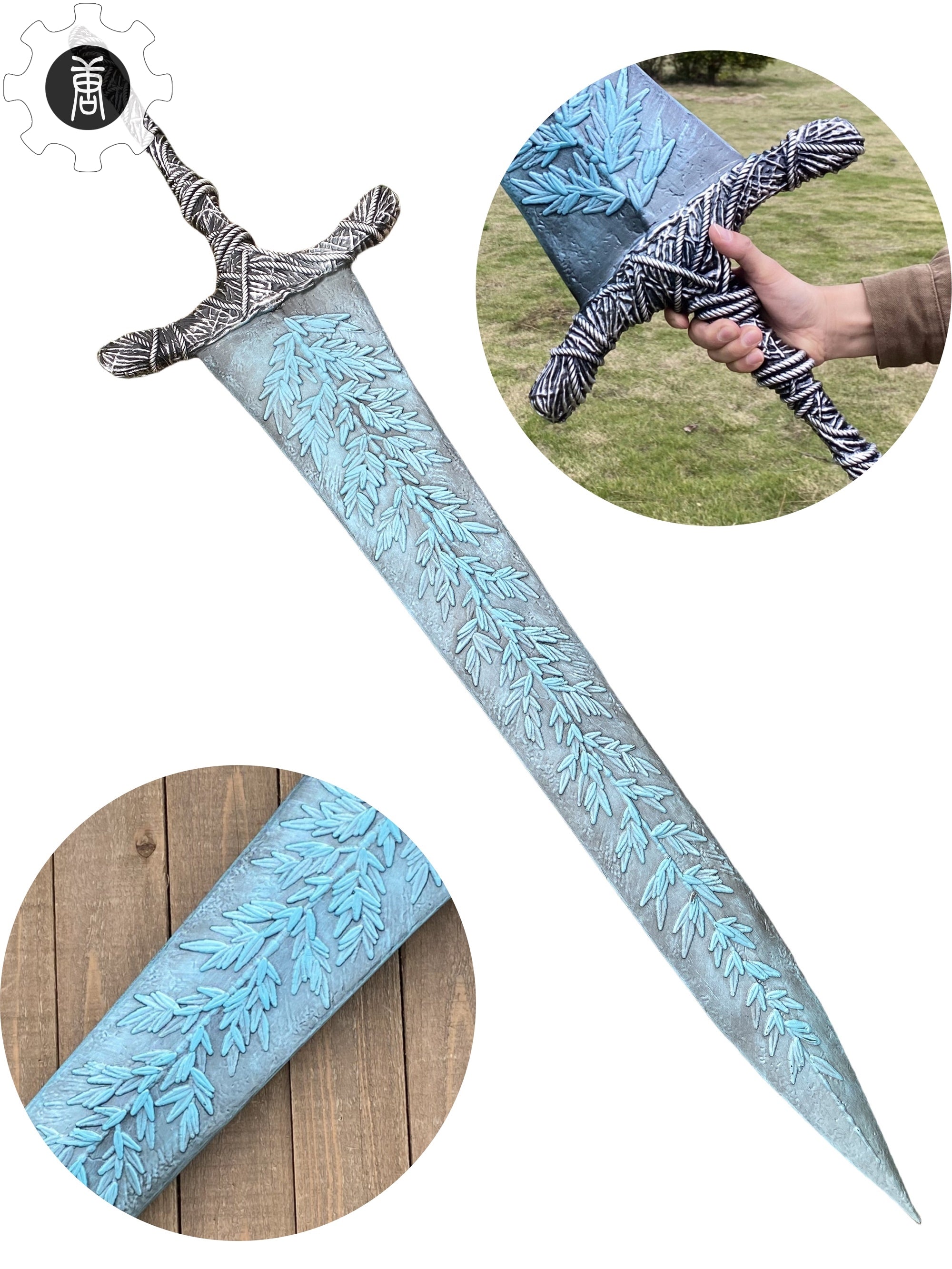 Dark Moonlight Greatsword Life-Size Resin Replica - Tophatter Daily Deals