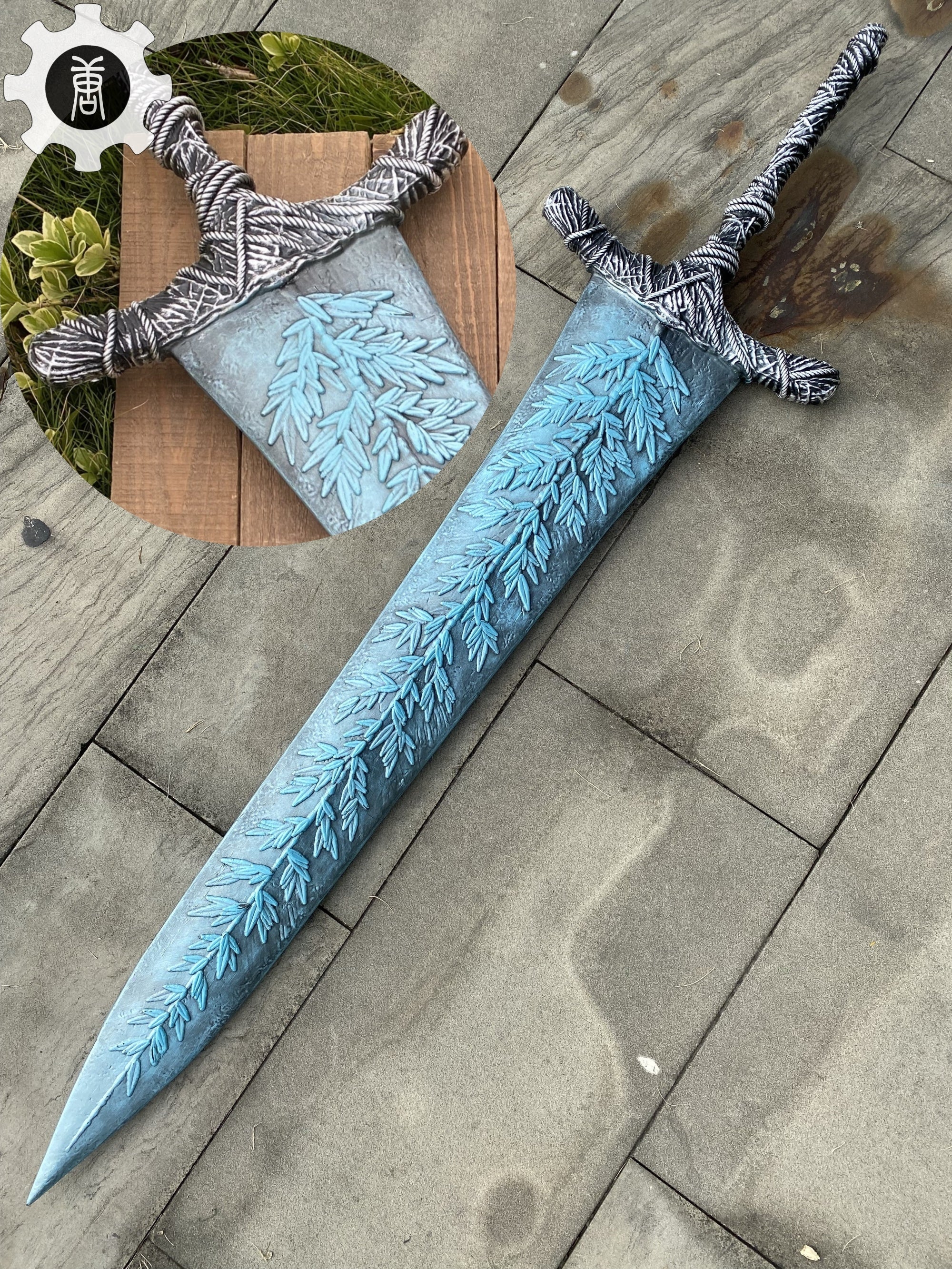 Dark Moonlight Greatsword Life-Size Resin Replica - Tophatter Daily Deals