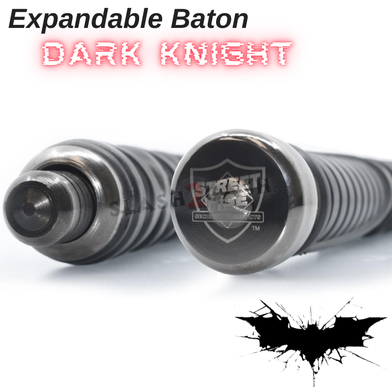 Dark Knight Baton Expandable Steel Defense Stick - Streetwise 21