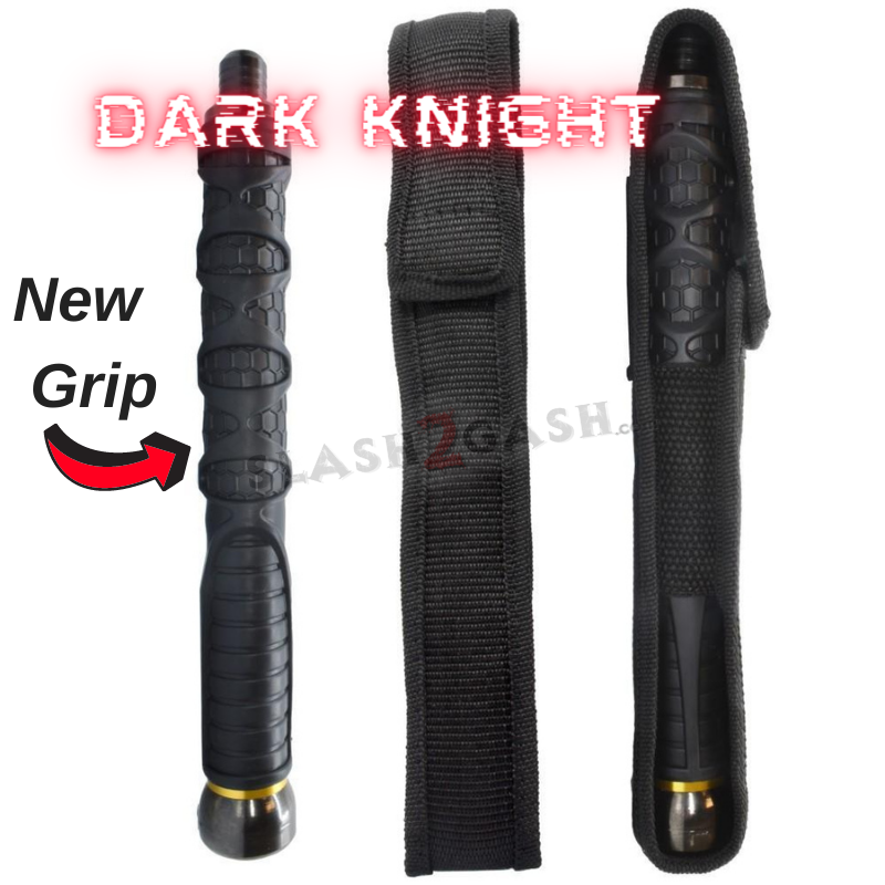 Dark Knight Baton Expandable Steel Defense Stick - Streetwise 26