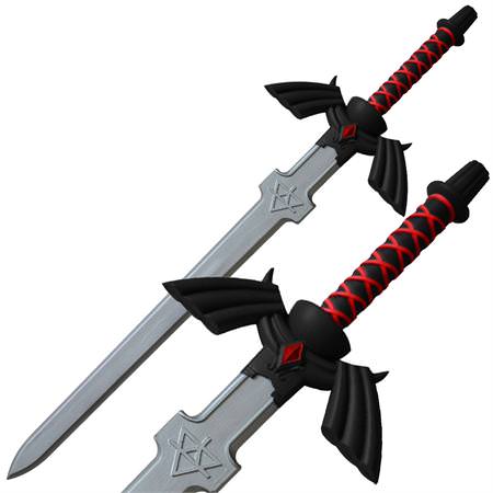 Dark Link Shadow Legend of Zelda Foam Master Sword Halloween Costume Replica - Tophatter's Army Products & Self Defense Collectible Weapons - Tophatter Daily Deals