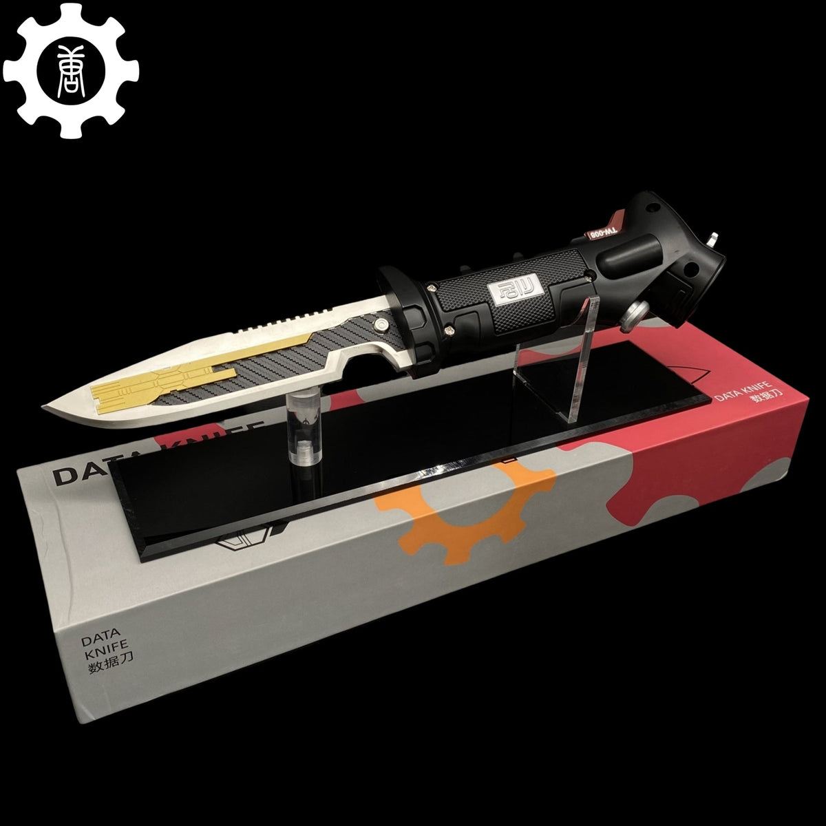 IRL Metal Data Knife Replica Knife & Acrylic Stand - Tophatter Daily Deals