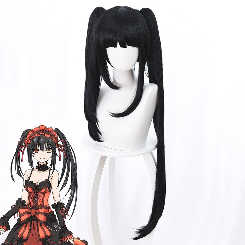 Date A Live Tokisaki Kurumi Nightmare Black Cosplay Wig Wig - Tophatter Daily Deals
