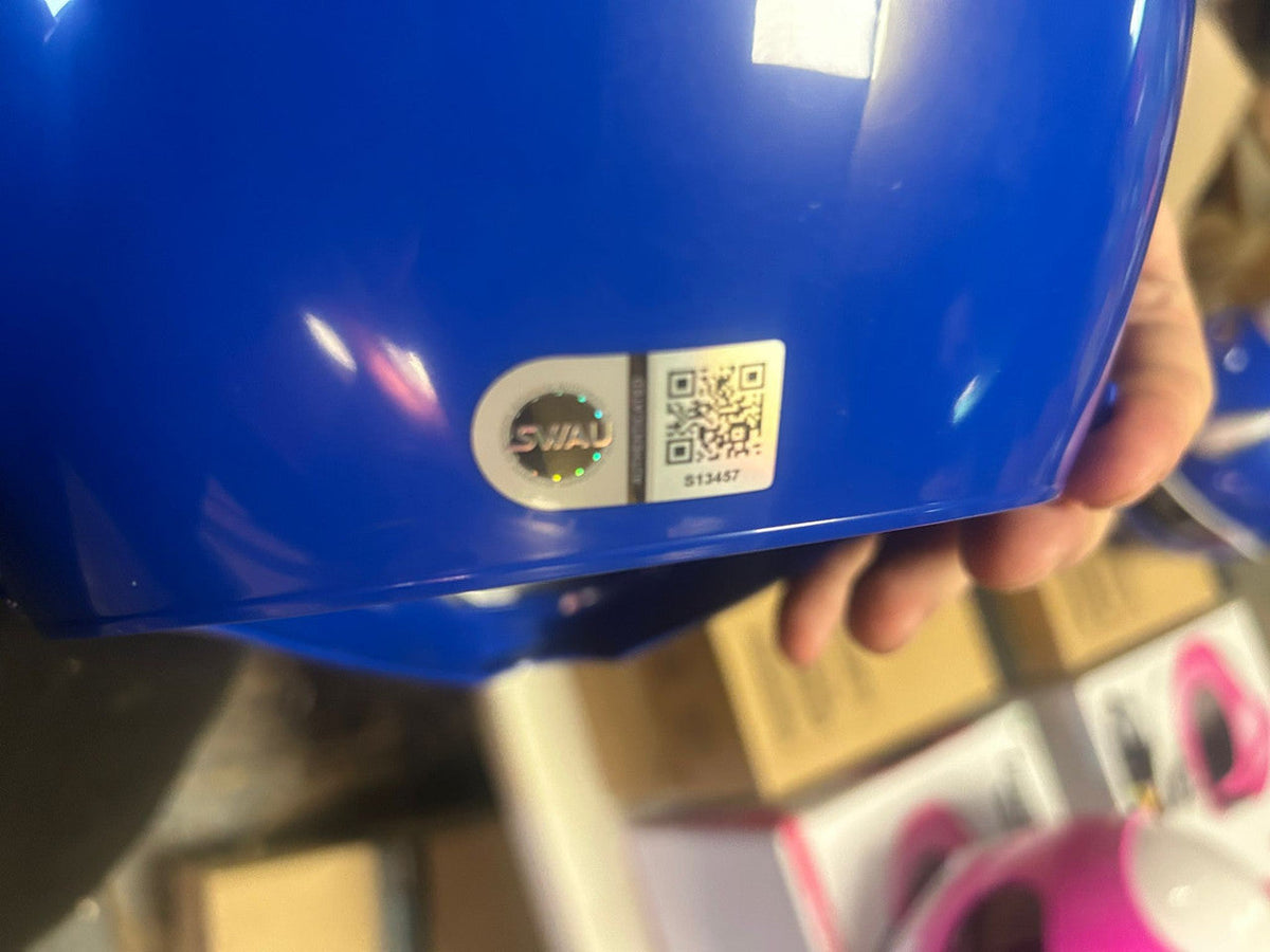 David Yost Signed Blue Power Ranger Helmet - SWAU Authenticated Helmet - Tophatter Daily Deals