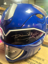 David Yost Signed Blue Power Ranger Helmet - SWAU Authenticated Helmet - Tophatter Daily Deals