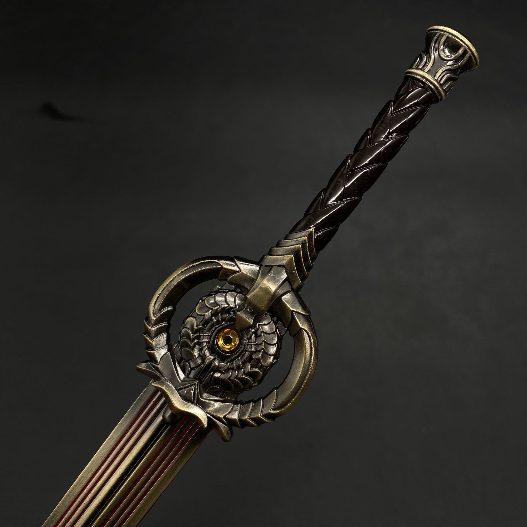 Skyrim Dawnbreaker Sword Metal Miniature Replica - Tophatter Daily Deals