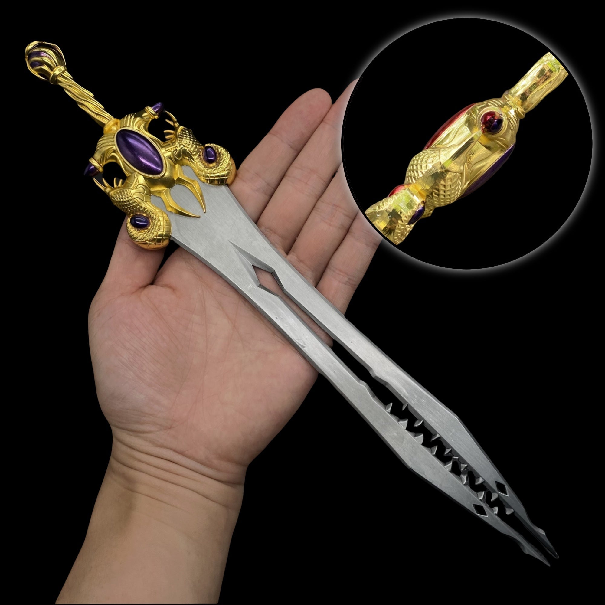 Dawnfang/Duskfang Sword Metal Replica 3 Options - Tophatter Daily Deals
