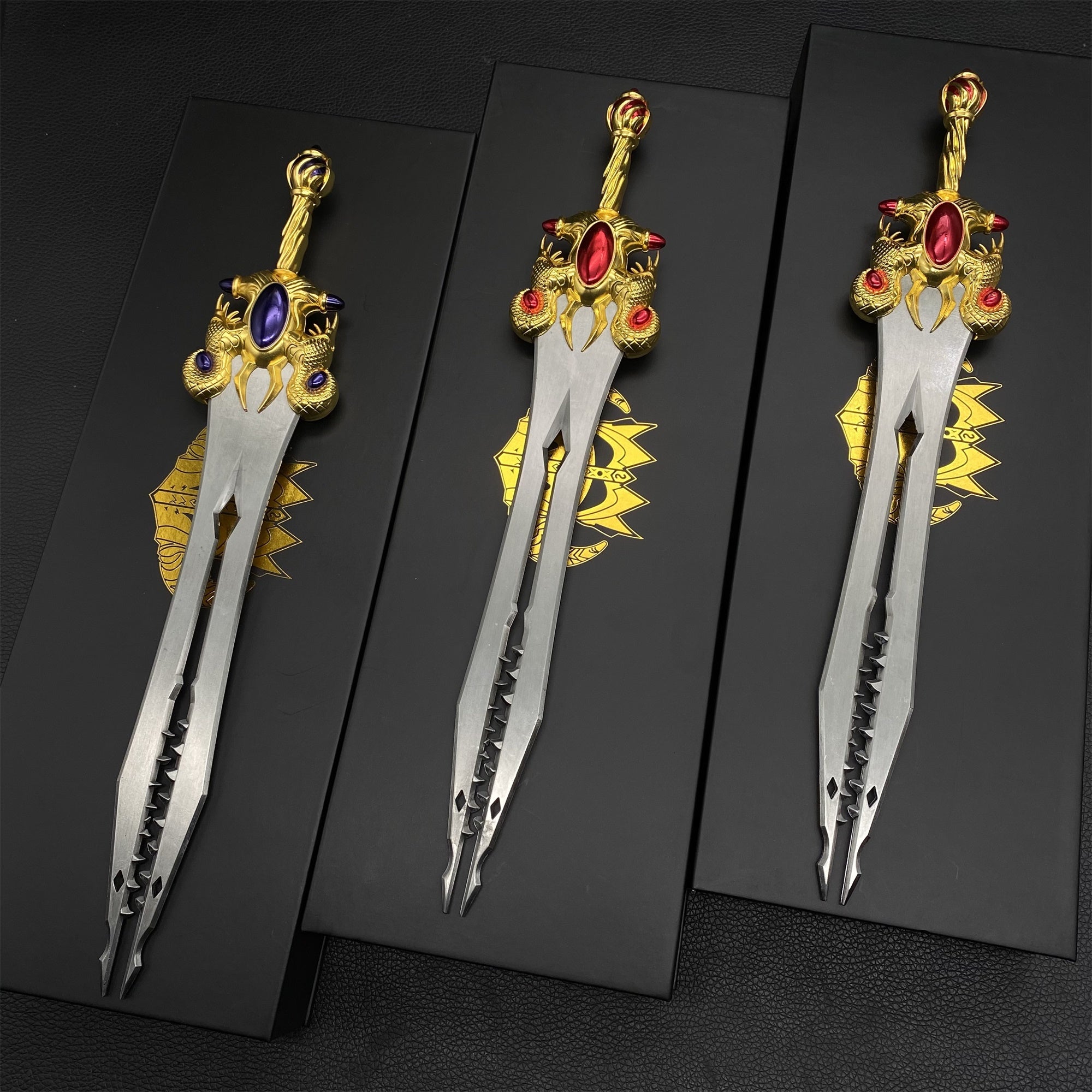 Dawnfang/Duskfang Sword Metal Replica 3 Options - Tophatter Daily Deals