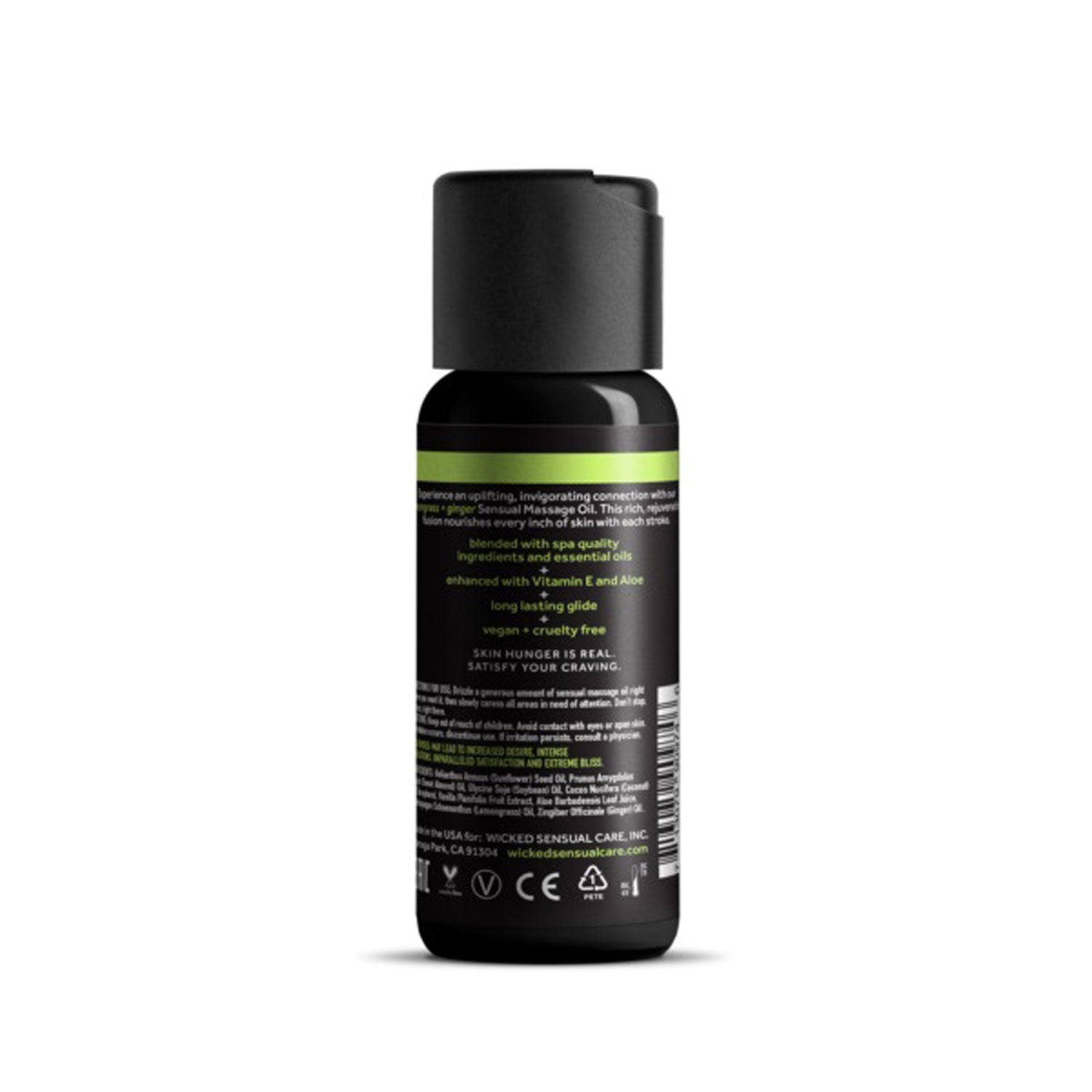 Wicked Sensual Massage Oil 120ml - Lemongrass and Ginger Scented > Essentials > Massage Oil - Tophatter Daily Deals