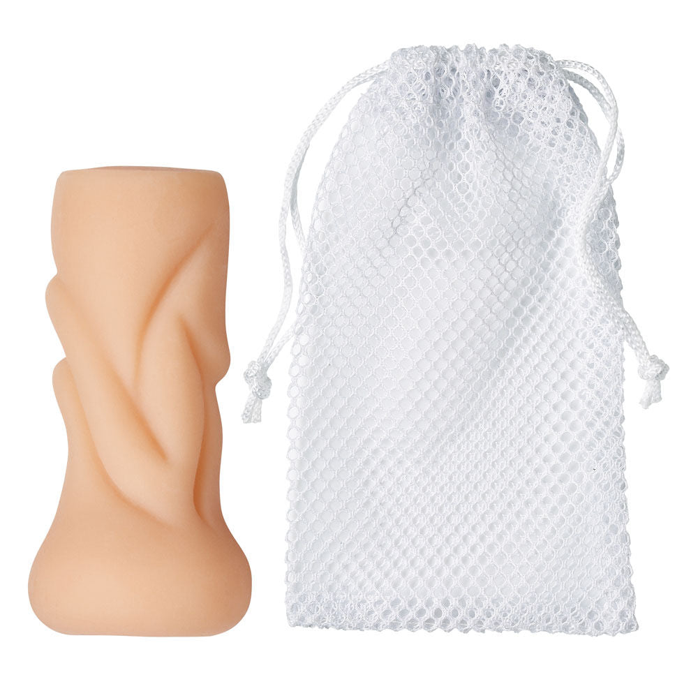 Cloud 9 Personal Anal Pocket Stroker (Tan) – Compact Flesh Masturbator > Sex Toys For Men > Masturbators > Manual - Tophatter Daily Deals