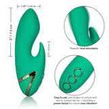 California Dreaming Sierra Sensation Flexible Teaser in Green with 10 Vibration Modes and Silicone Body > Vibrators > Ladies > Rabbit - Tophatter Daily Deals
