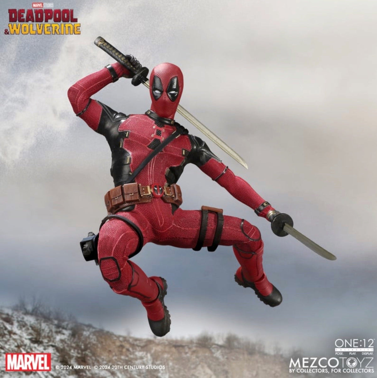 Deadpool & Wolverine – Deadpool One:12 Collective Action Figure Action Figure - Tophatter Daily Deals