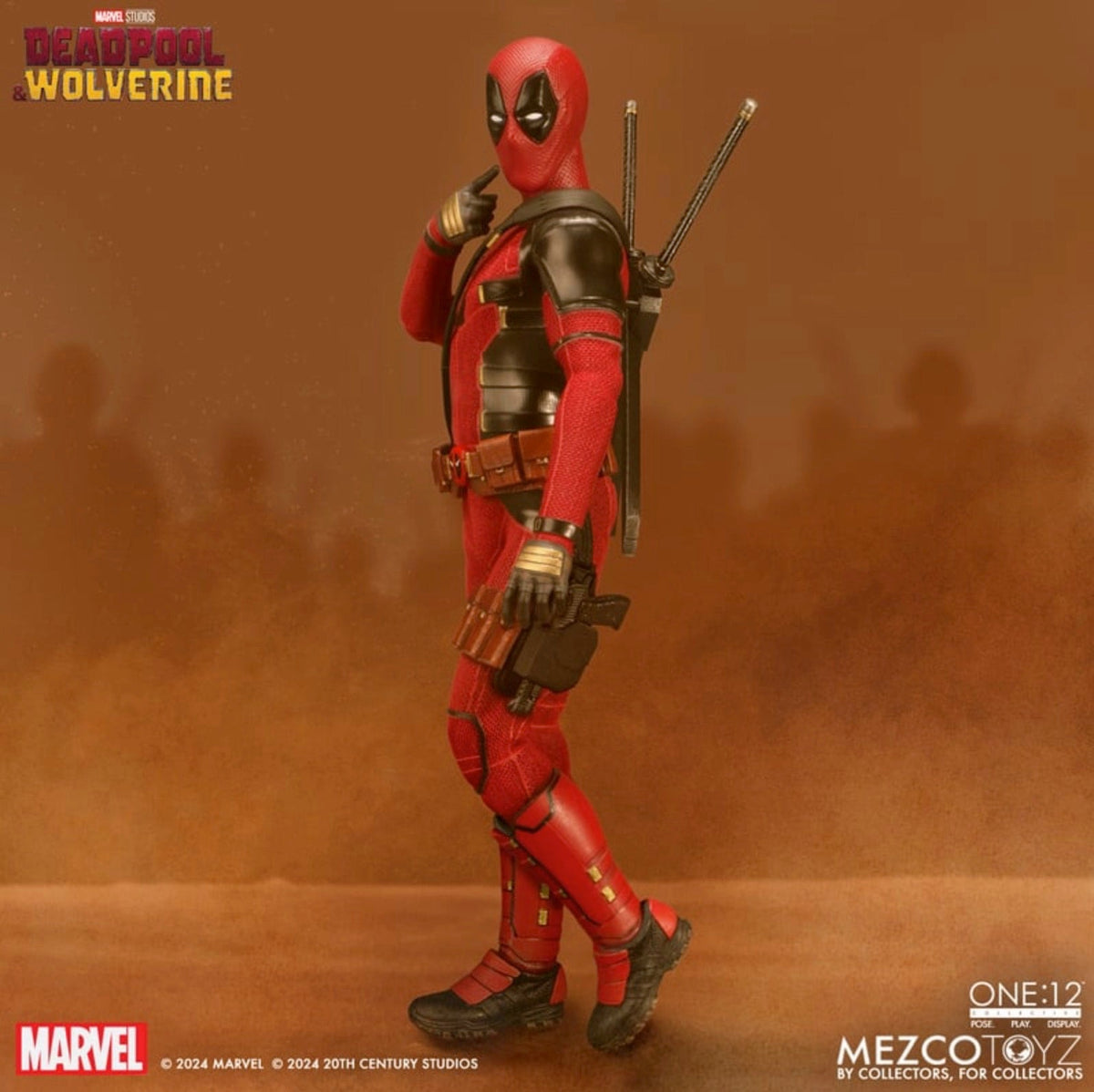 Deadpool & Wolverine – Deadpool One:12 Collective Action Figure Action Figure - Tophatter Daily Deals