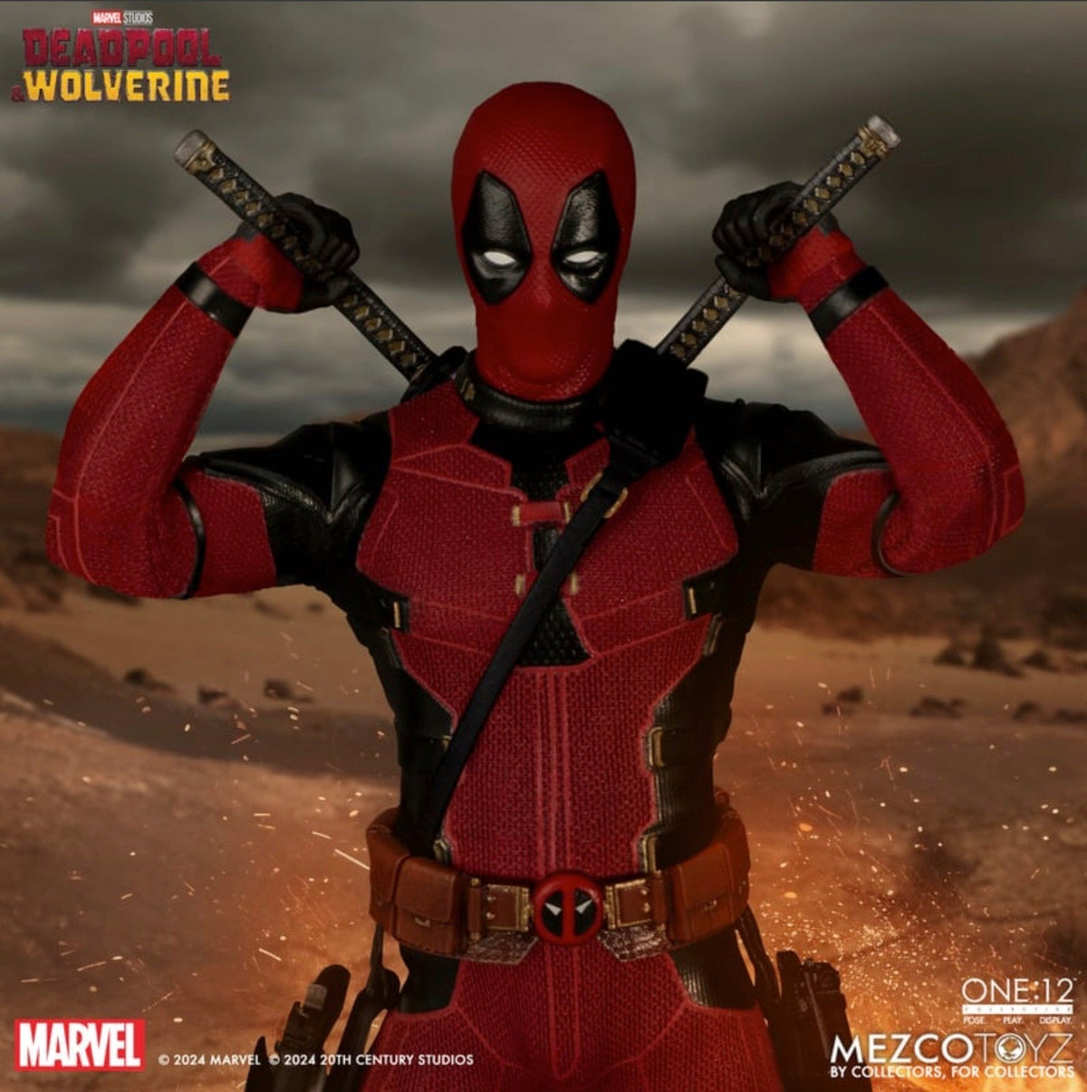 Deadpool & Wolverine – Deadpool One:12 Collective Action Figure Action Figure - Tophatter Daily Deals