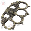 Cannibal Corpse Skull Brass Knuckles Paperweight w/ Spikes Belt Buckle - Tophatter Daily Deals