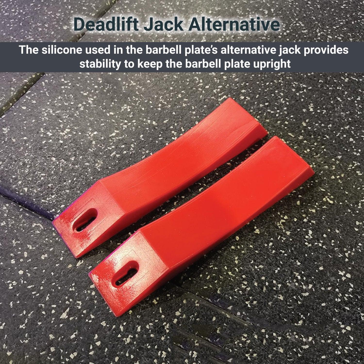 Deadlift Jack Alternative -Dead Wedge The Deadlift Jack Alternative for Your Gym Bag - Raises loaded barbell & plates for effortless Exercise & Fitness - Tophatter Daily Deals