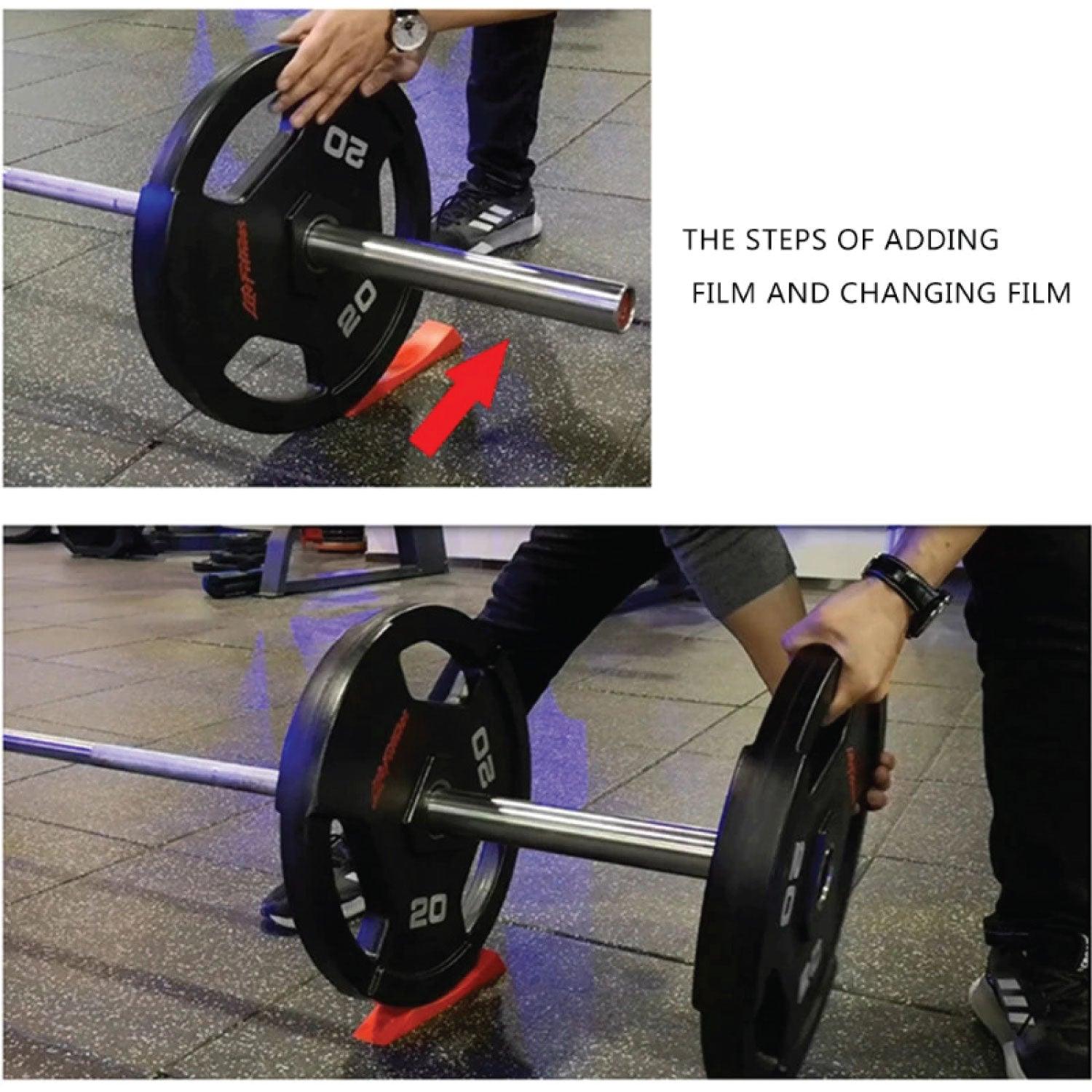 Deadlift Jack Alternative -Dead Wedge The Deadlift Jack Alternative for Your Gym Bag - Raises loaded barbell & plates for effortless Exercise & Fitness - Tophatter Daily Deals