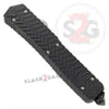 Deadly Vow OTF Dual Action Automatic Knife Black 2 Tone Double Edge Knife-OTF - Tophatter Daily Deals
