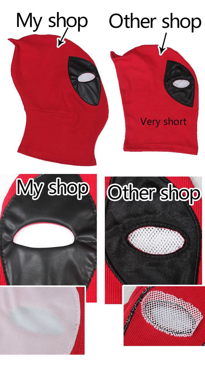 Deadpool Superhero Mask Balaclava Halloween Cosplay Costume X-men Party Full Face Face Mask - Tophatter Daily Deals