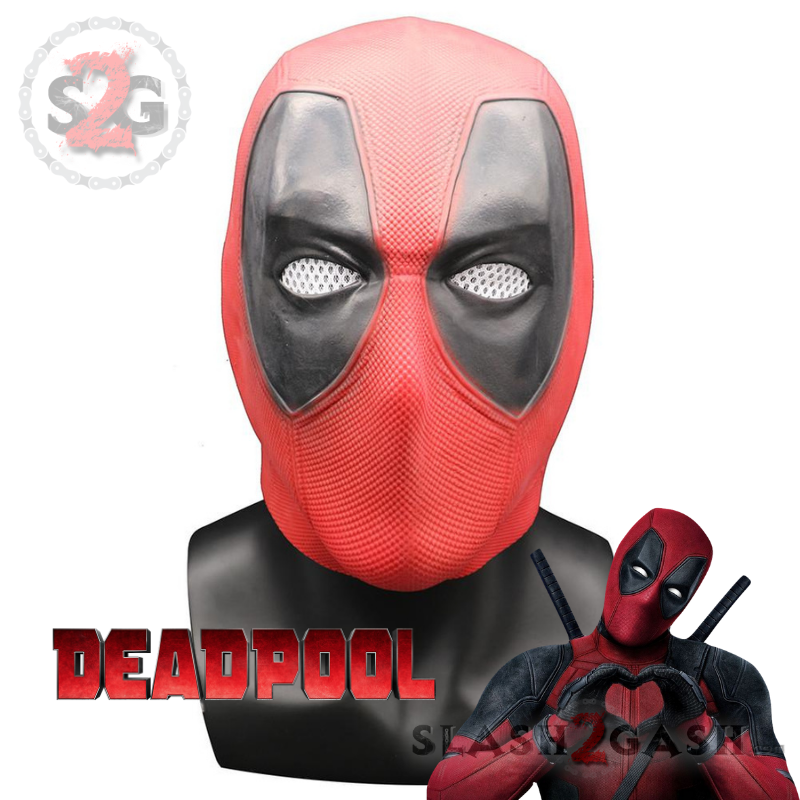 Deadpool Latex Mask Halloween Costume X-men Cosplay Marvel Dressup Face Mask - Tophatter Daily Deals