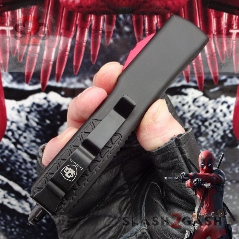 Deadpool OTF Knife CNC Highest Quality - Tanto Xtreme Knife-OTF - Tophatter Daily Deals