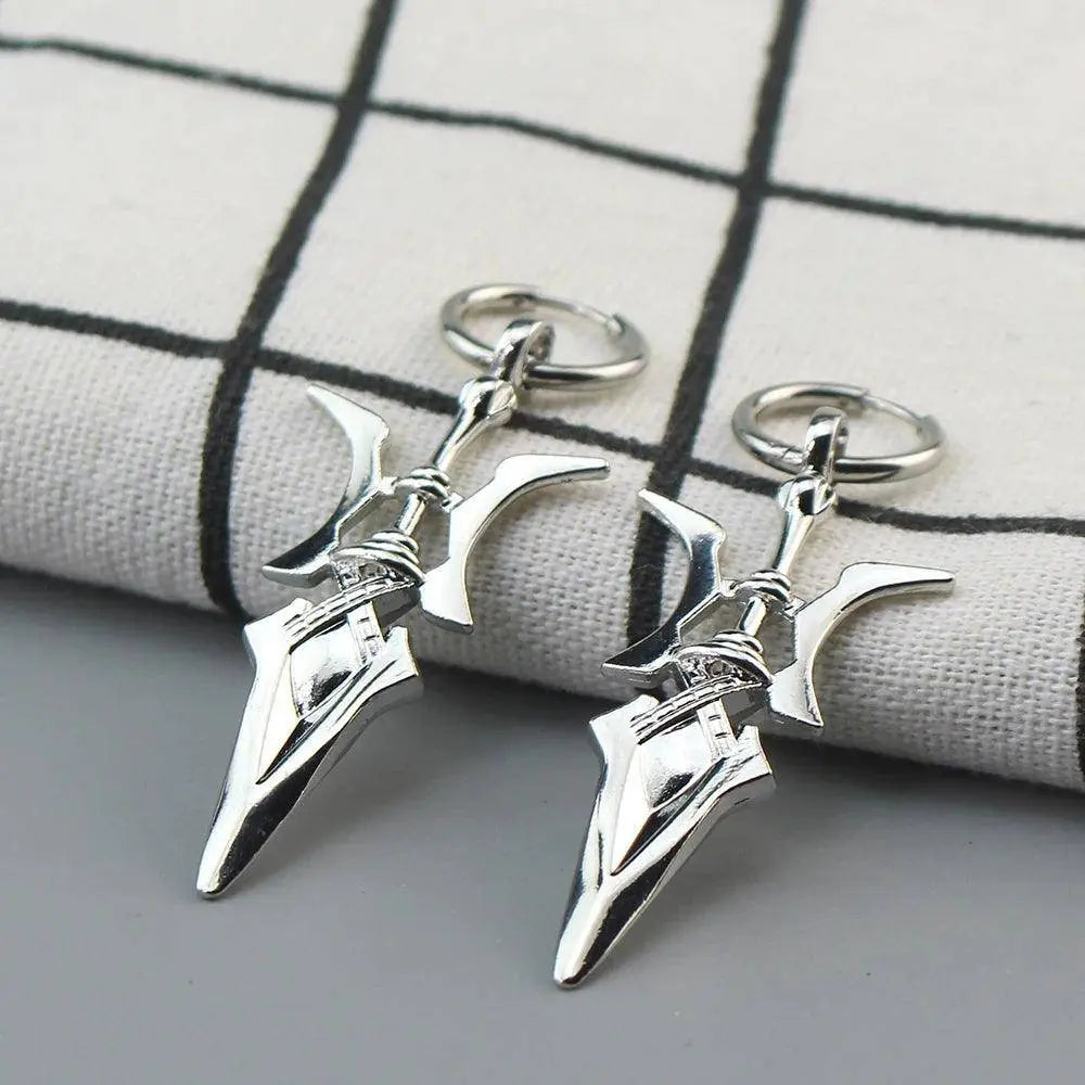Death Note Misa Amane Cosplay Earring Halberd Drop Earrings for Girl Halloween Goth Cross Ear Clips Ear Cuffs Fashion Gift - Tophatter Daily Deals