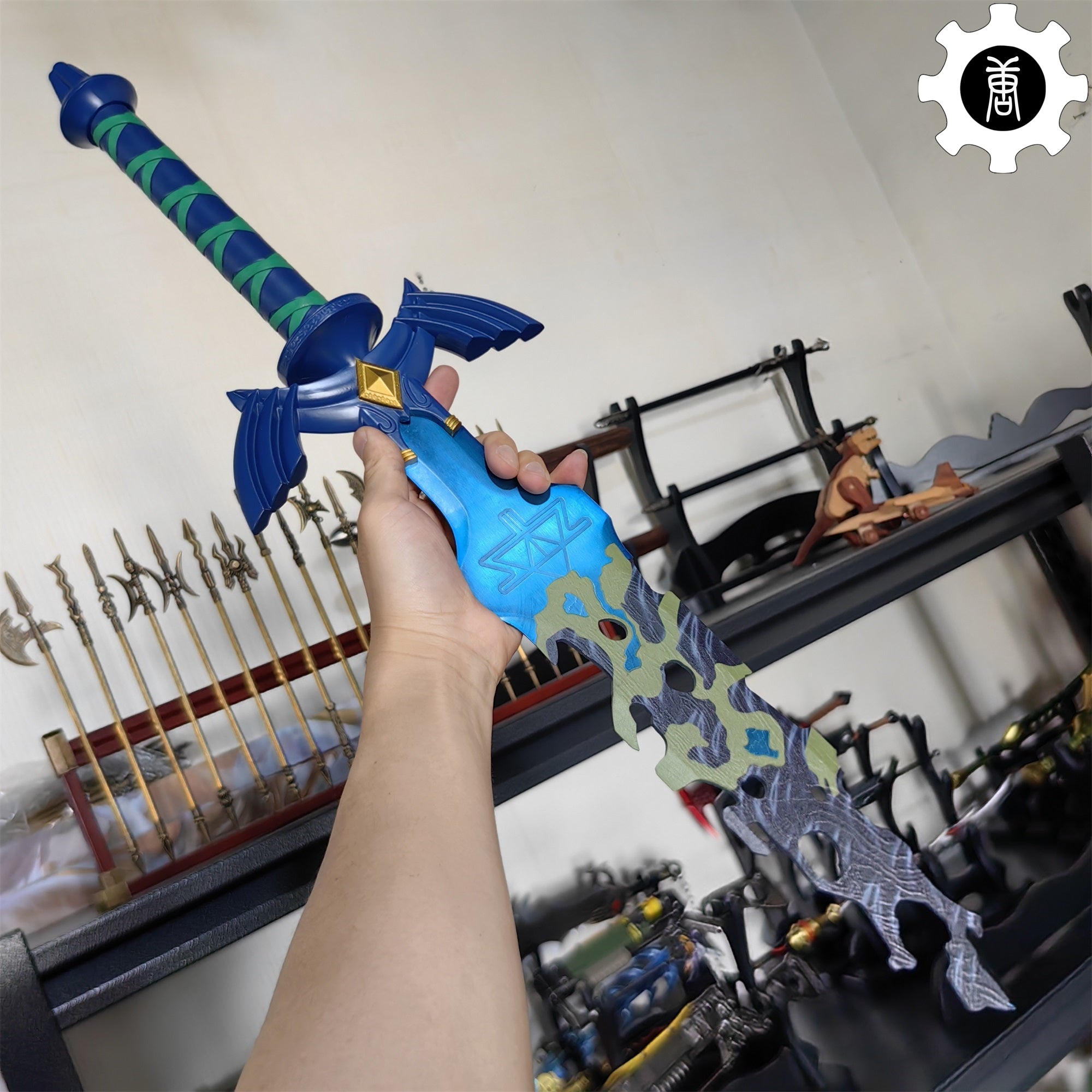 Decayed Master Sword Hilt Tear Of Kingdom Link Prop 62CM/24